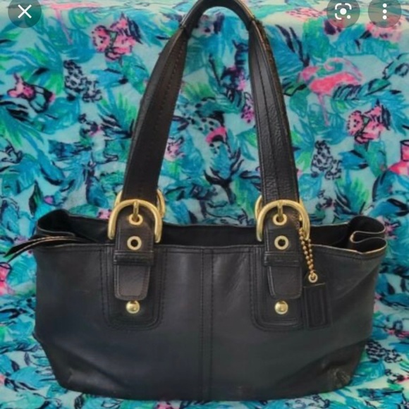 Coach Soho Black Leather Bag F0820-F11844 - Picture 8 of 13